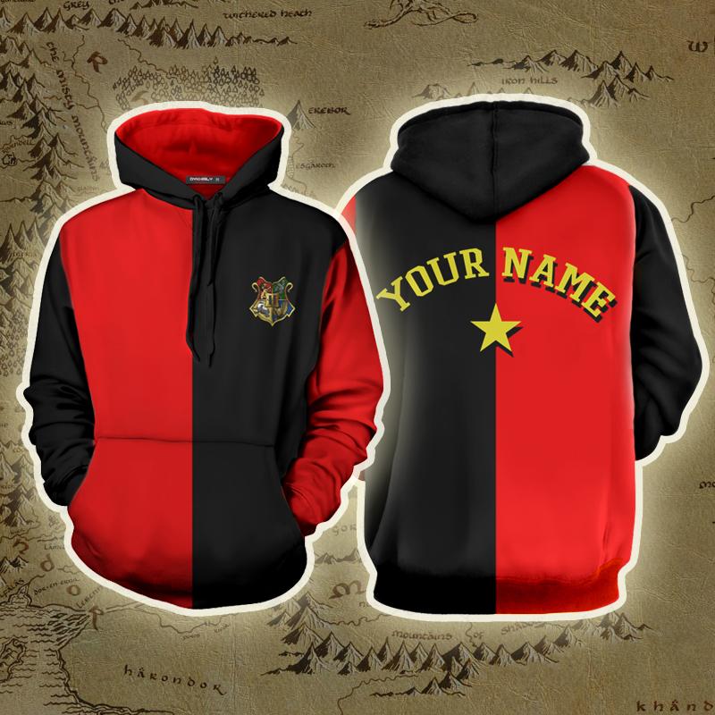 Triwizard Tournament Harry Potter (Customized Name) 3D Hoodie S  