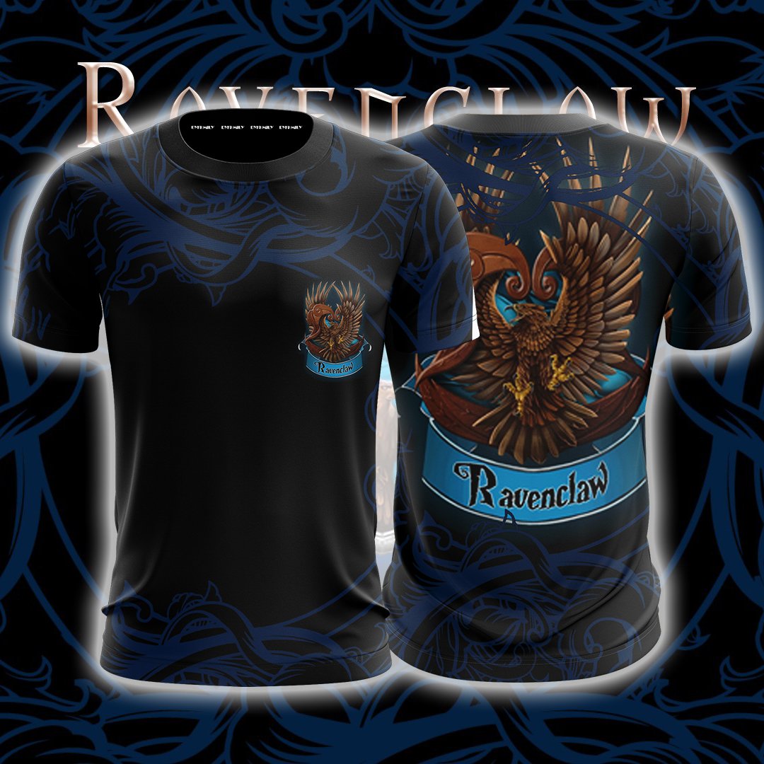 Wise Like A Ravenclaw Harry Potter Unisex 3D T-shirt   