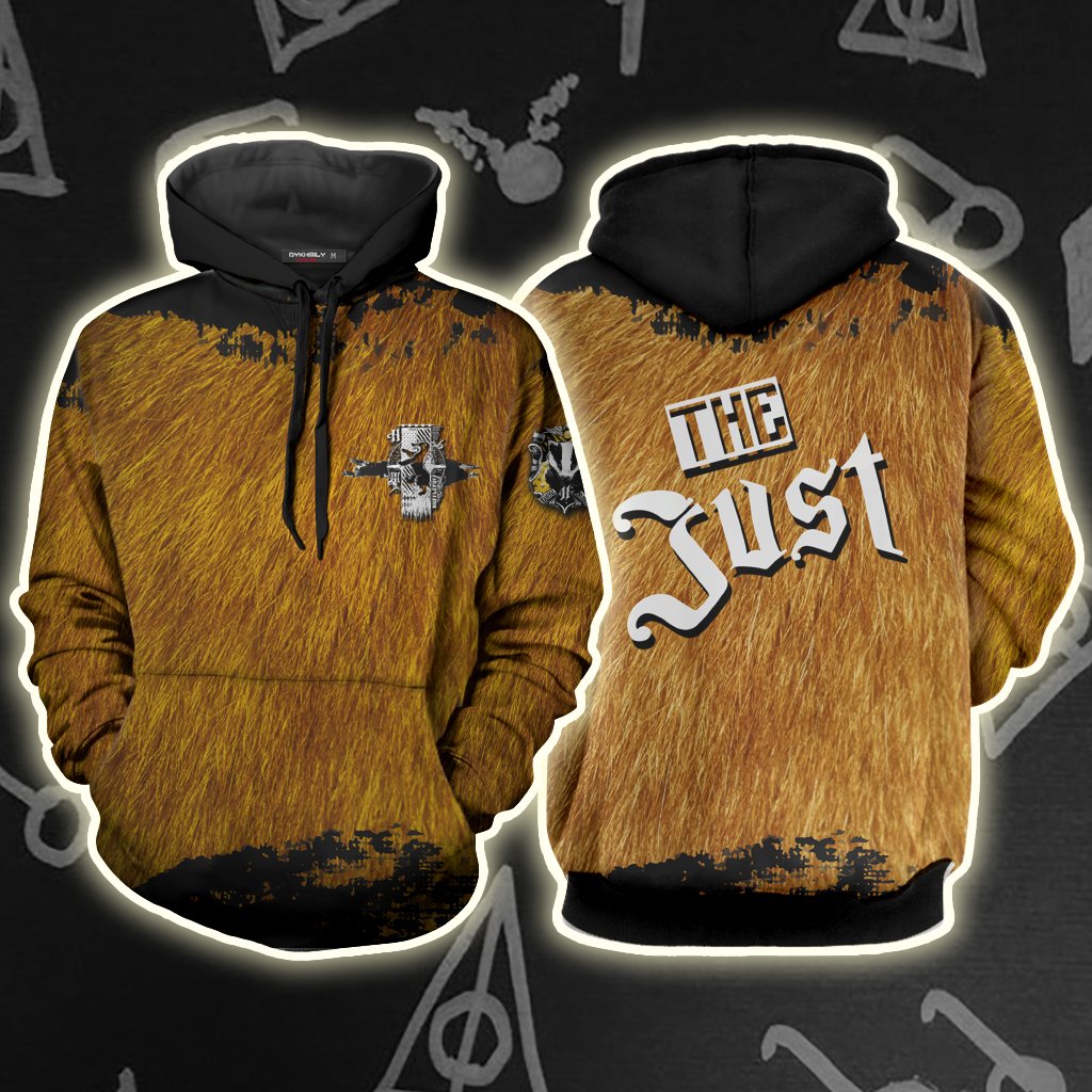 The Just Hufflepuff Harry Potter Unisex 3D T-shirt Hoodie S 