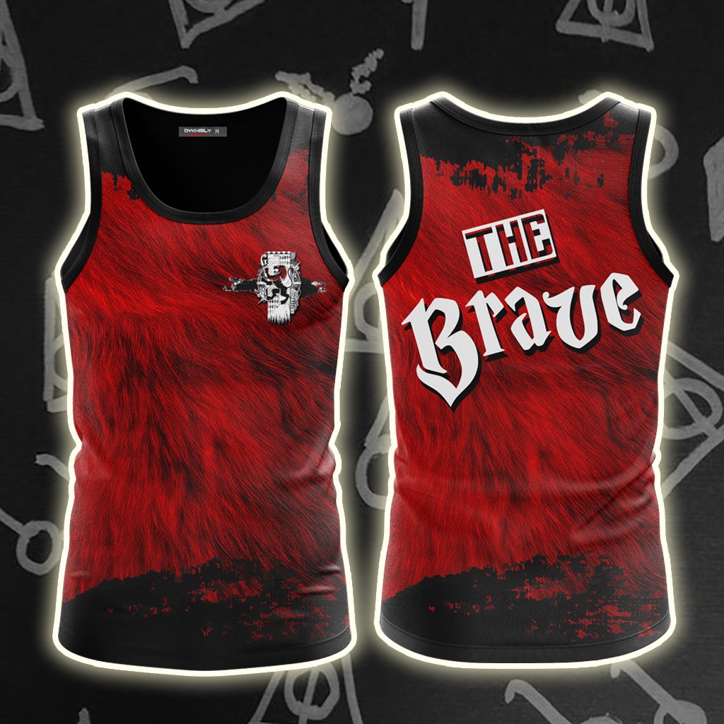 The Brave Gryffindor Harry Potter Unisex 3D T-shirt Tank Top S 