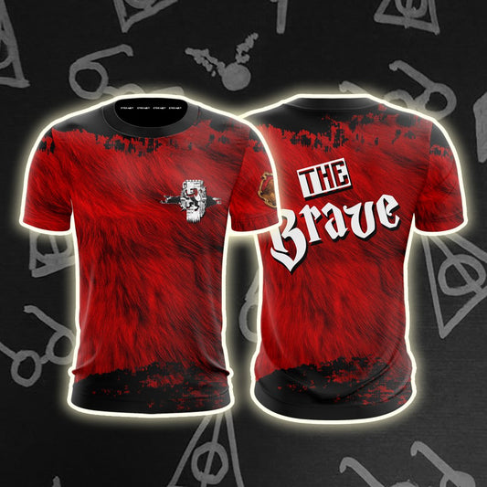 The Brave Gryffindor Harry Potter Unisex 3D T-shirt   