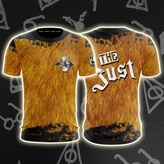 The Just Hufflepuff Harry Potter Unisex 3D T-shirt   