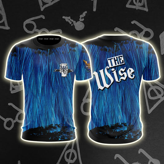 The Wise Ravenclaw Harry Potter Unisex 3D T-shirt   