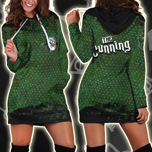 The Cunning Slytherin Harry Potter 3D Hoodie Dress XS  