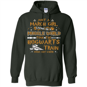 Harry Potter T-shirt Just A March Girl Living In A Muggle World   
