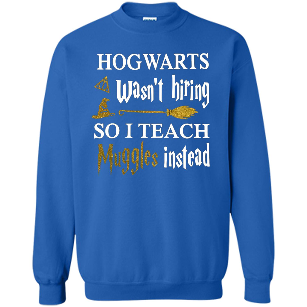 I Teach Muggles Instead T-shirt Royal S 