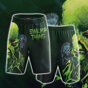 Swamp Thing Beach Shorts S  