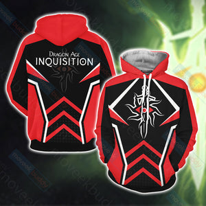 Dragon Age Inquisition Unisex 3D T-shirt Hoodie S 