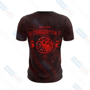 House Targaryen Game Of Thrones Unisex 3D T-shirt   