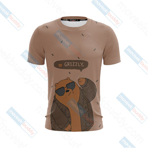 We Bare Bears - Grizzly Unisex 3D T-shirt   