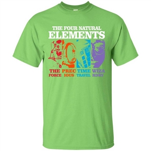 Movie T-shirt The Four Natural Elements T-shirt Lime S 