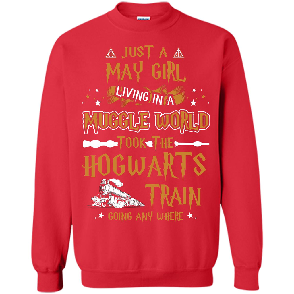 Harry Potter T-shirt Just A May Girl Living In A Muggle World   
