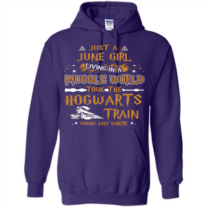 Harry Potter T-shirt Just A June Girl Living In A Muggle World   