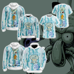 SpongeBob SquarePants - Squidward Unisex 3D T-shirt   