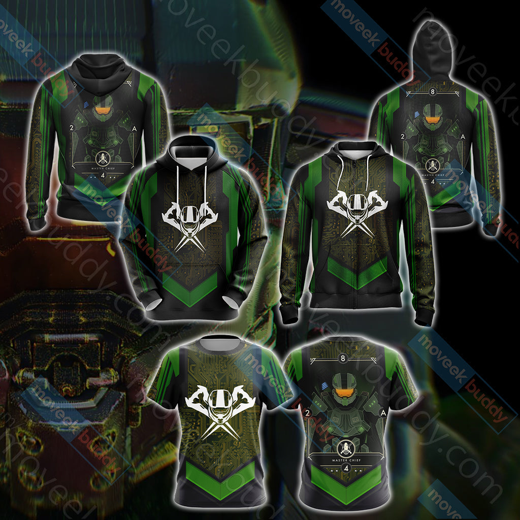 Halo - Master Chief New Unisex 3D T-shirt   