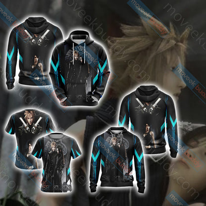 Final Fantasy - Cloud and Tifa Unisex 3D T-shirt   