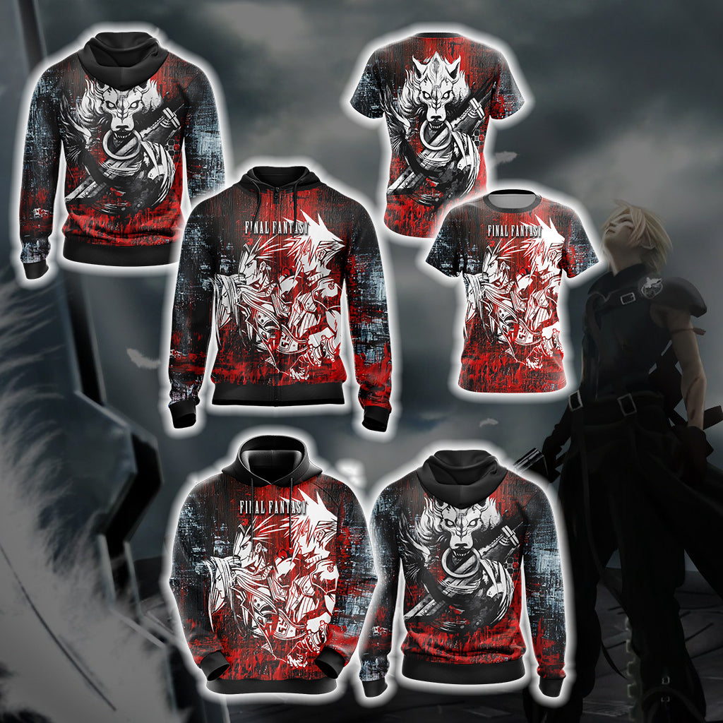 Final Fantasy 7 New Unisex 3D T-shirt   