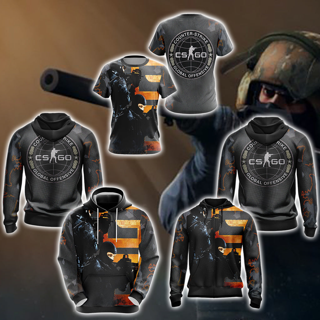 Counter-Strike New Look Unisex 3D T-shirt   