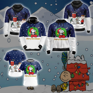 Snoopy x Christmas Unisex 3D T-shirt   