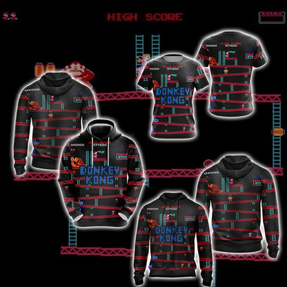 Donkey Kong New Game Unisex 3D T-shirt   