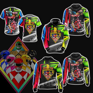 Power Rangers Unisex 3D T-shirt   