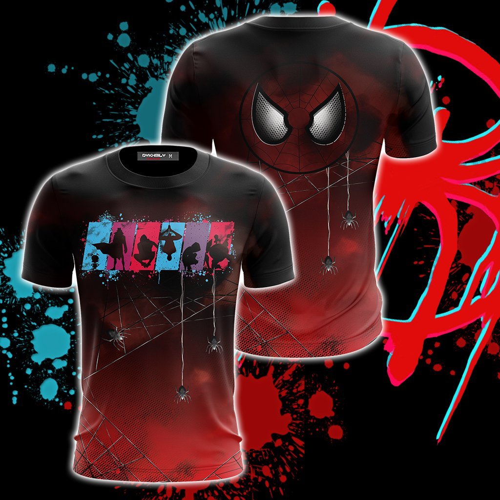 Spider-Man: Into the Spider-Verse Spider Friend Unisex 3D T-shirt T-shirt S 