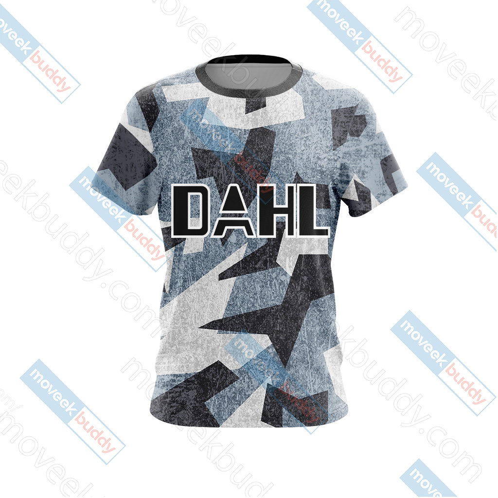 Borderlands - DAHL Camo Style Version 1 Unisex 3D T-shirt   