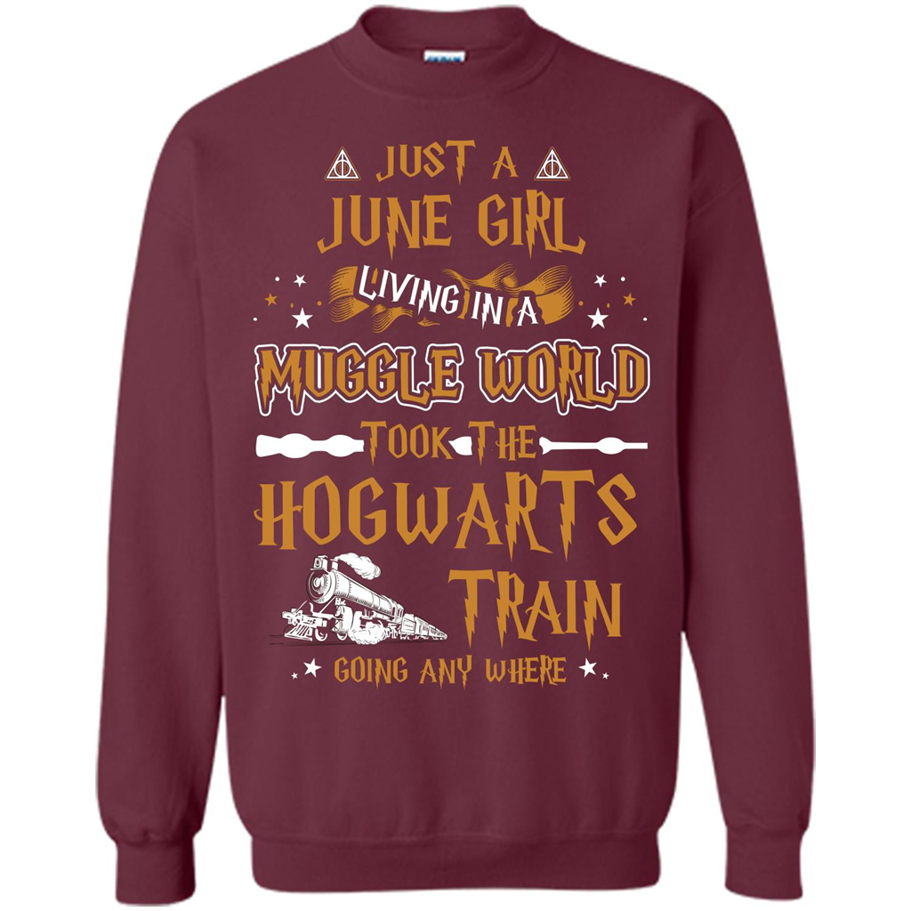 Harry Potter T-shirt Just A June Girl Living In A Muggle World   