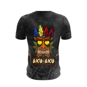 Crash Bandicoot - Aku Aku Unisex 3D T-shirt   
