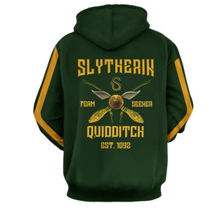 Slytherin Quidditch Team Harry Potter Unisex 3D T-shirt   