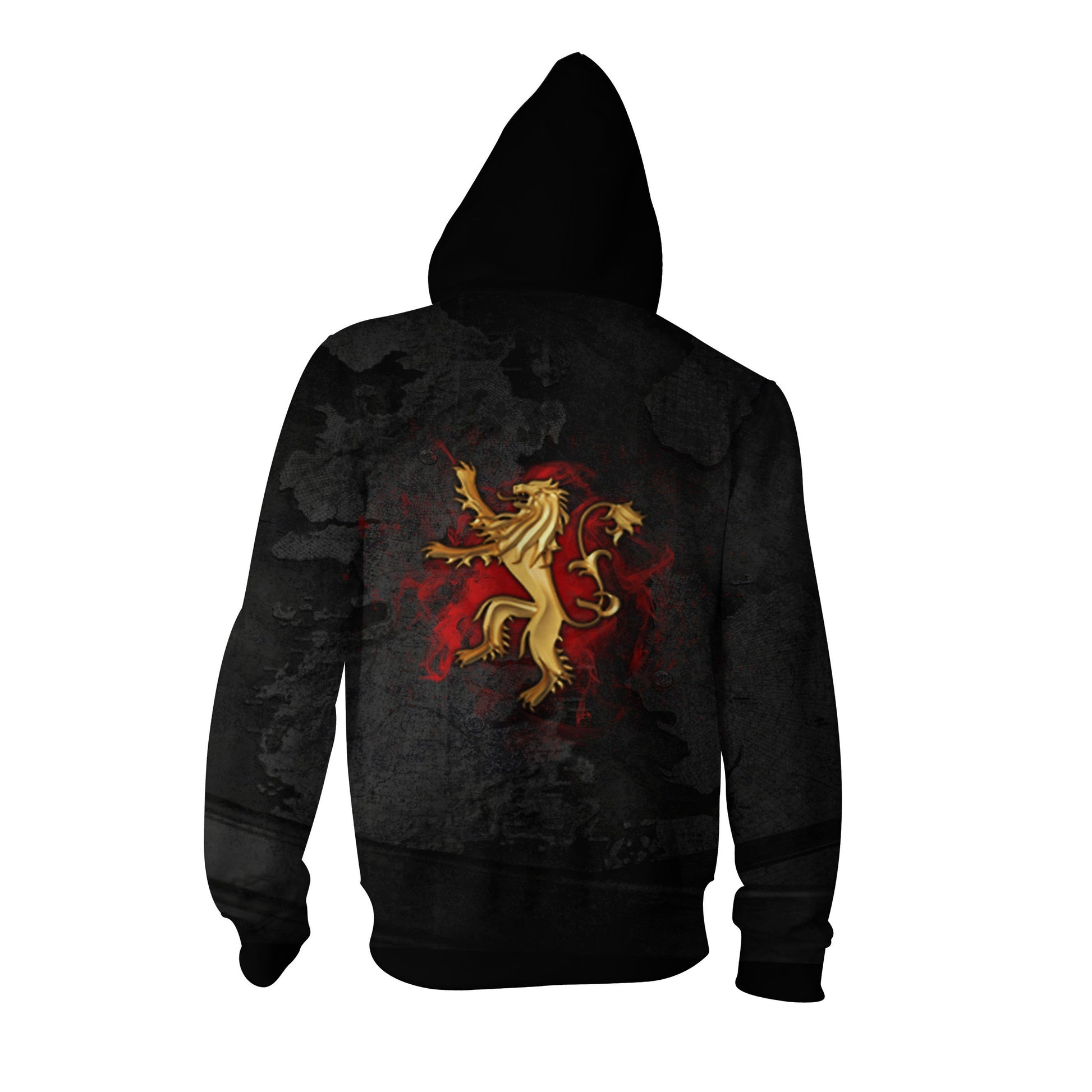 Hear Me Roar Lannister Game Of Thrones Zip Up Hoodie   