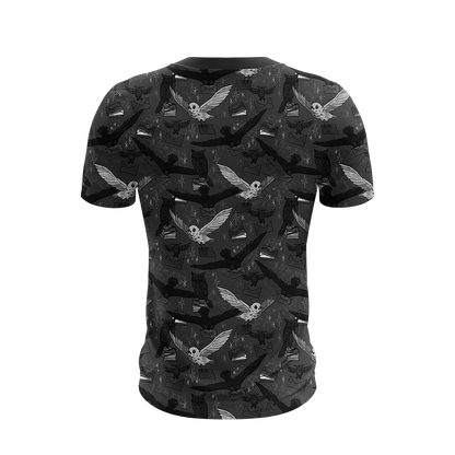 Hedwig Owl Seamless Harry Potter Unisex 3D T-shirt   