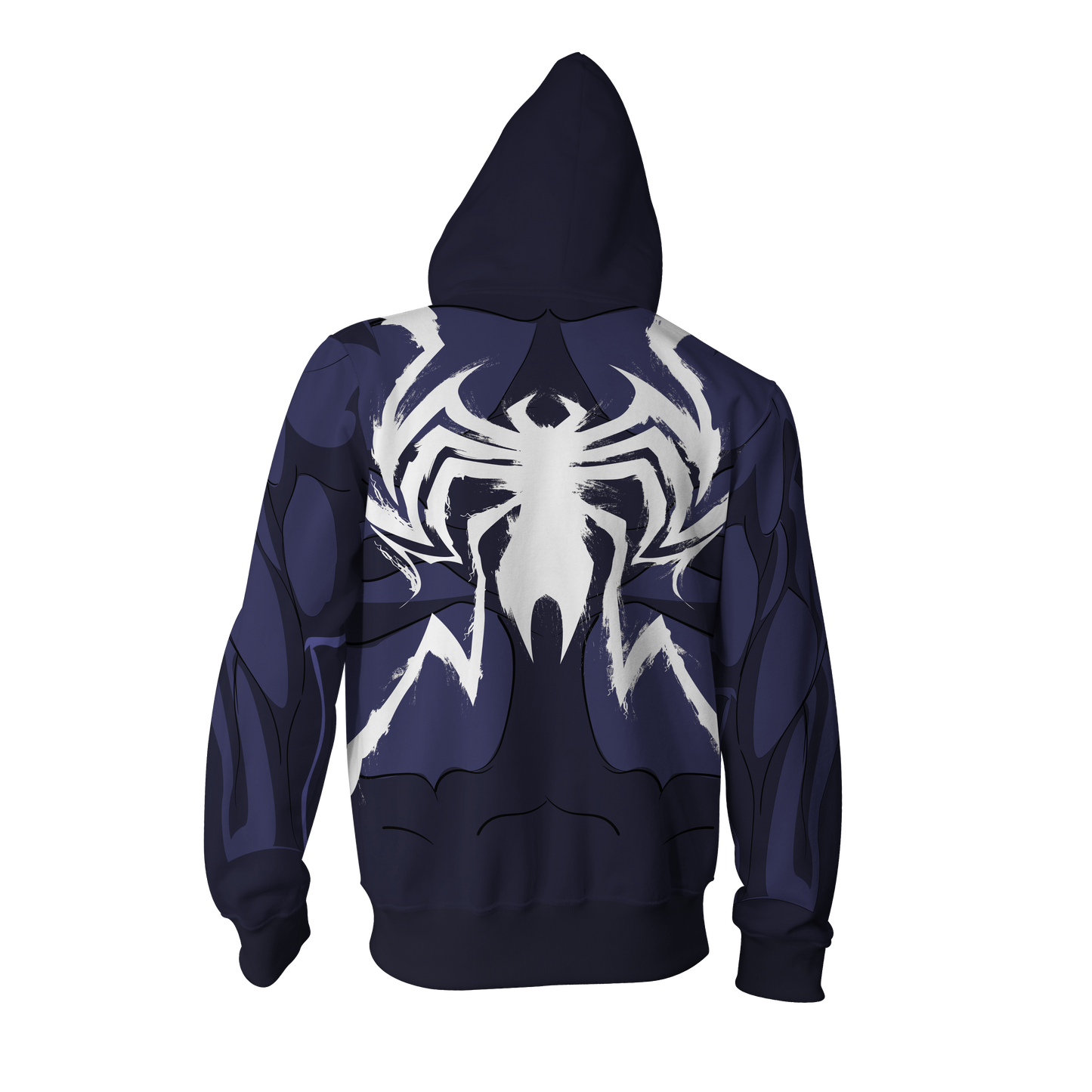 Venom Marvel Cosplay Zip Up Hoodie Jacket   