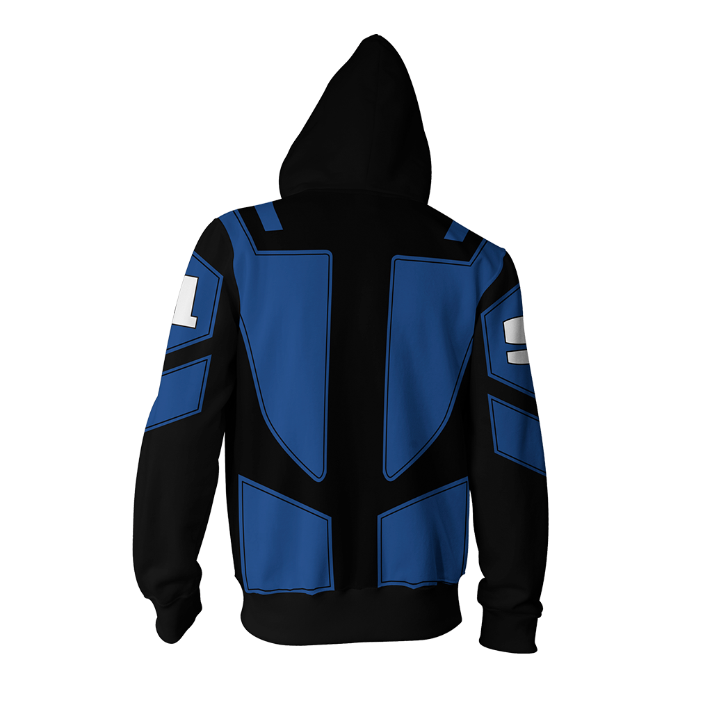 Iron Man (Tony Stark) Racing Suit Up Cosplay Zip Up Hoodie Jacket   