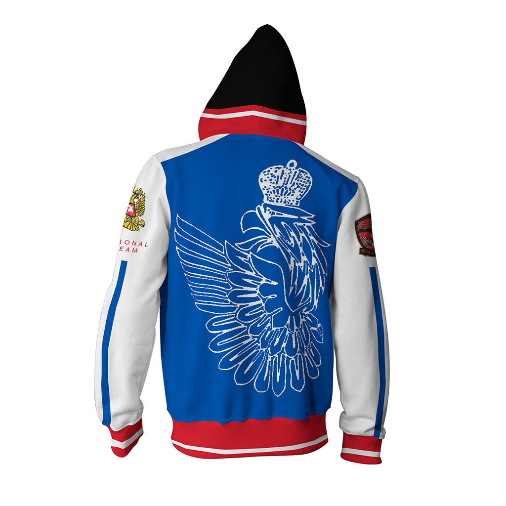 Yurio Cosplay (Yuri!! On Ice) Zip Up Hoodie Jacket   