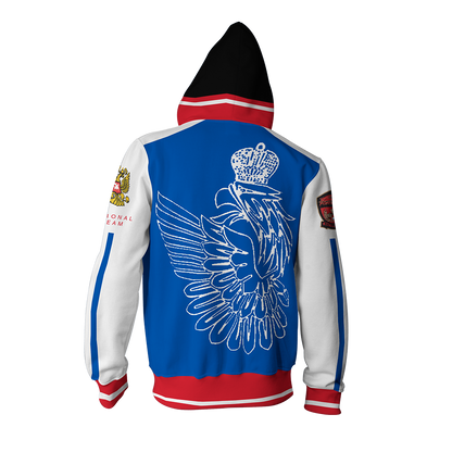 Yurio Cosplay (Yuri!! On Ice) Zip Up Hoodie Jacket   