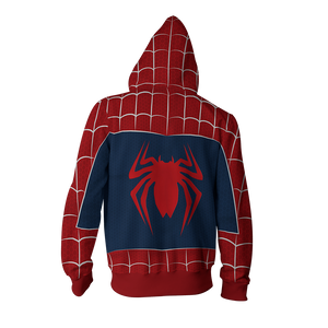 Spider-man PS4 (Tobey Maguire - Sam Raimi 2002 Movie) Cosplay Zip Up Hoodie Jacket   