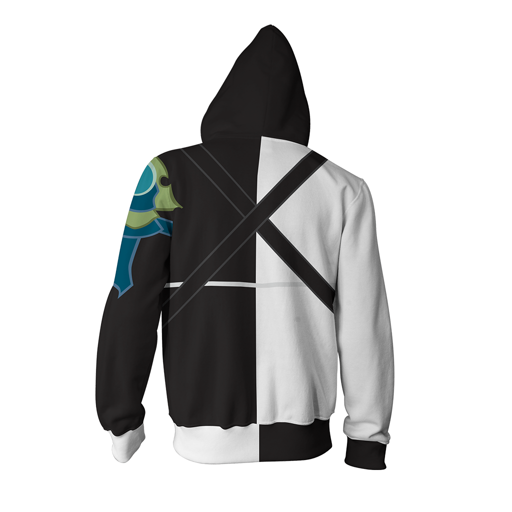 Kingdom Hearts Ventus Cosplay Zip Up Hoodie Jacket   