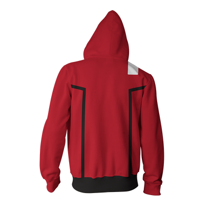 Star Trek II: The Wrath Of Khan Cosplay Zip Up Hoodie Jacket   