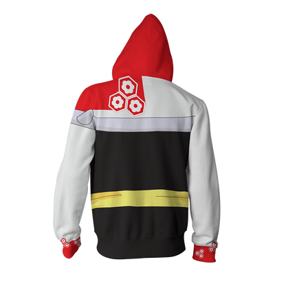 Inuyasha Sesshomaru Cosplay Zip Up Hoodie Jacket   