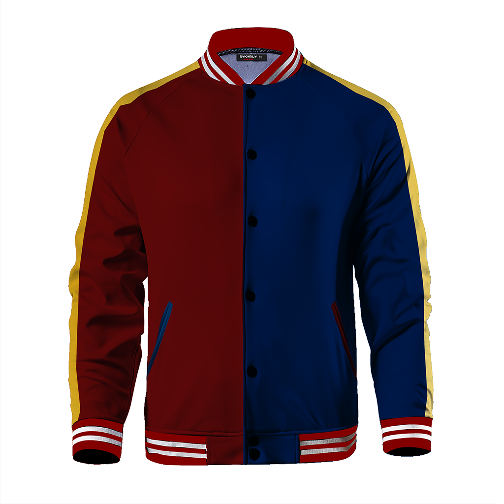 Harley Quinn Cosplay Baseball Jacket   