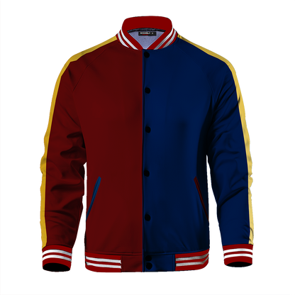 Harley Quinn Cosplay Baseball Jacket   
