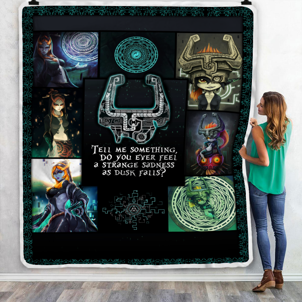 The Legend Of Zelda Midna 3D Throw Blanket   