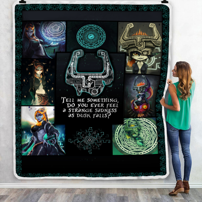 The Legend Of Zelda Midna 3D Throw Blanket   