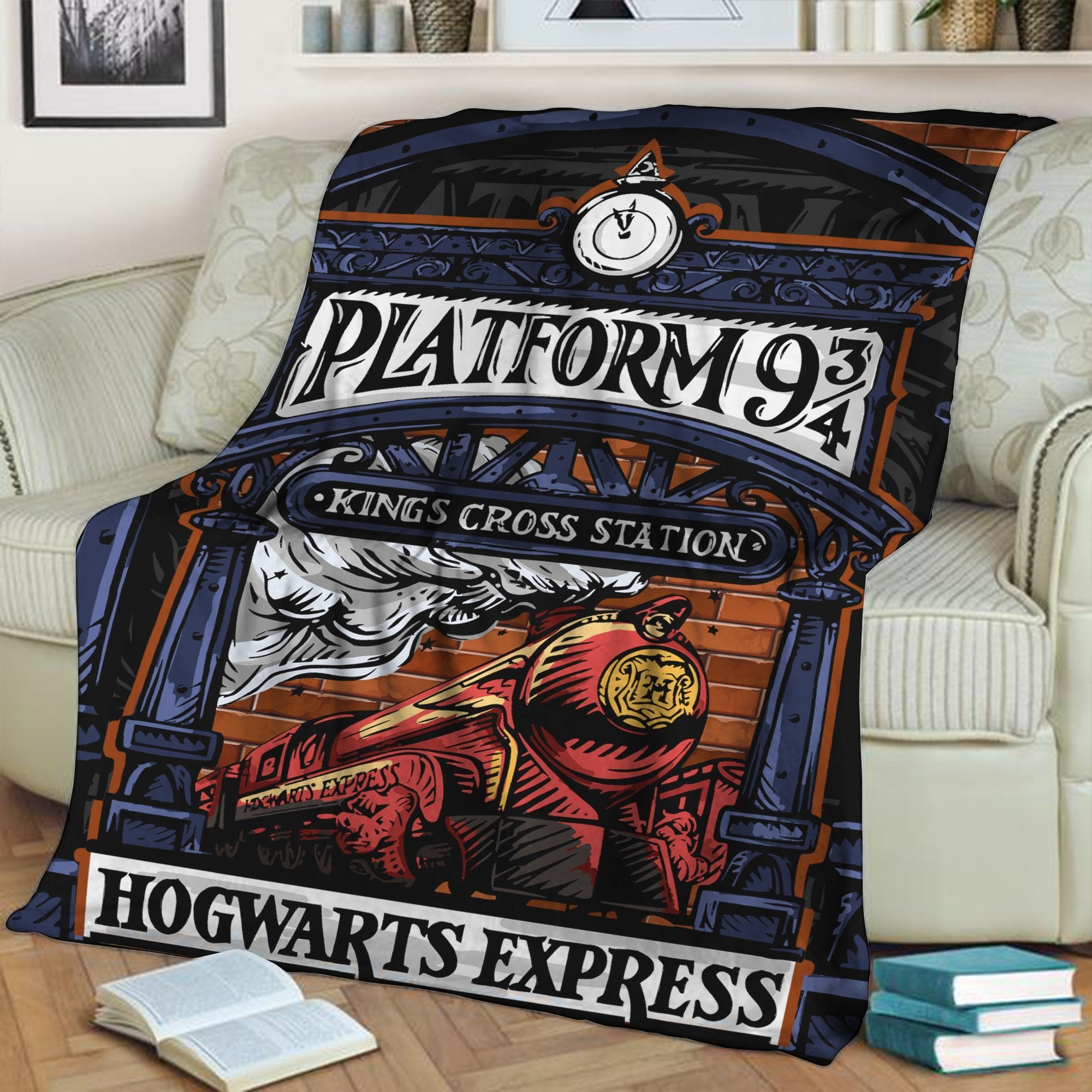 Harry Potter Platform 9 3/4 3D Throw Blanket 150cm x 200cm  