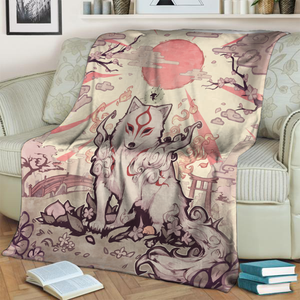 Okami New 3D Throw Blanket 130cm x 150cm  