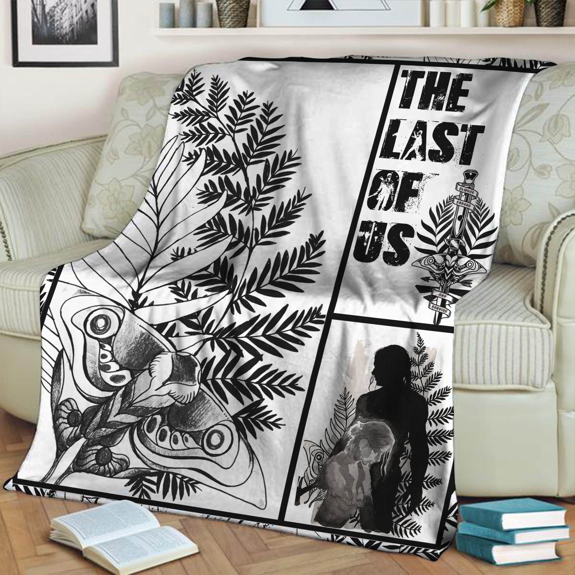 The Last Of Us Ellie Tattoo 3D Throw Blanket 130cm x 150cm  