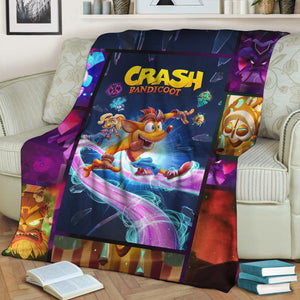 Crash Bandicoot 3D Throw Blanket 130cm x 150cm  
