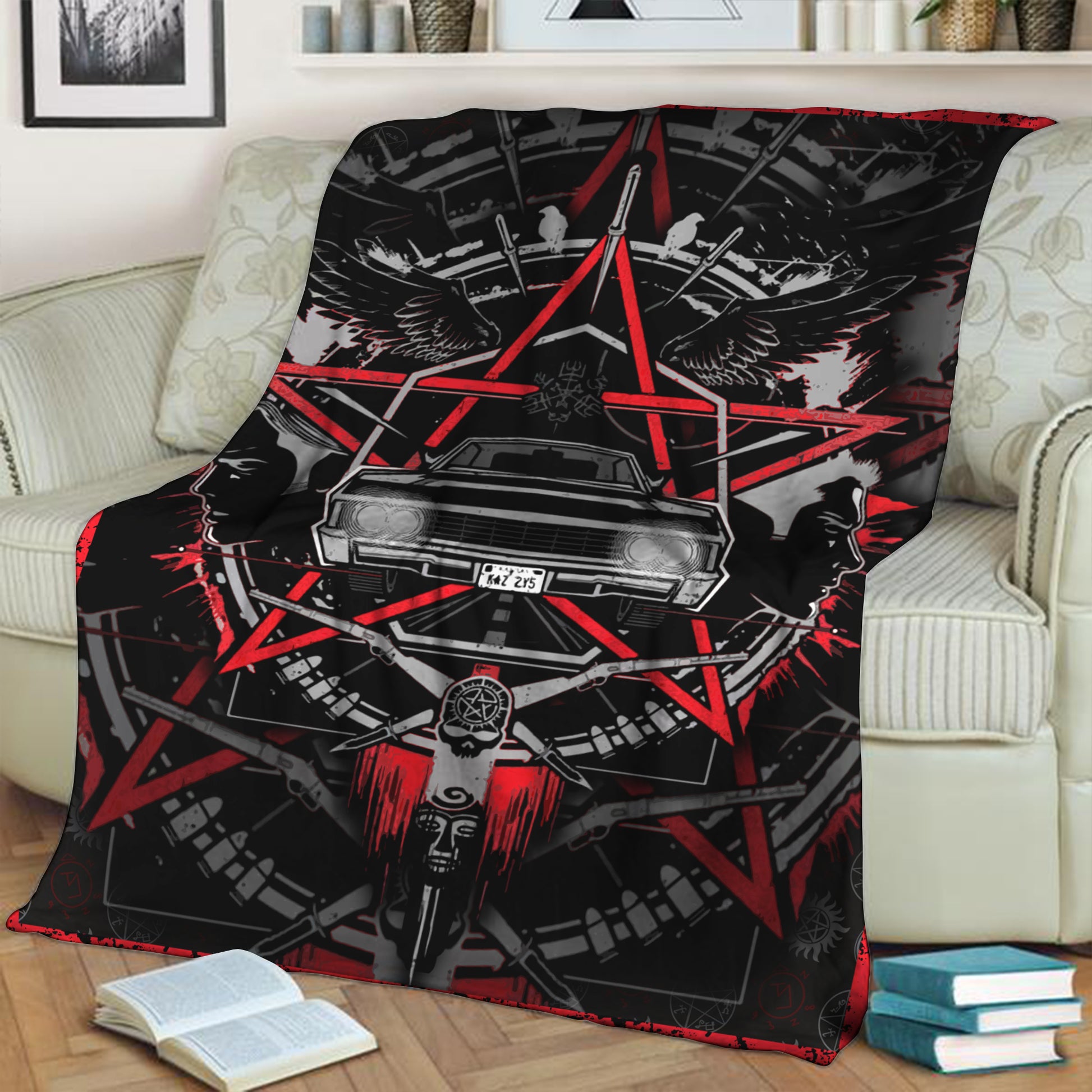 Supernatural 3D Throw Blanket 130cm x 150cm  