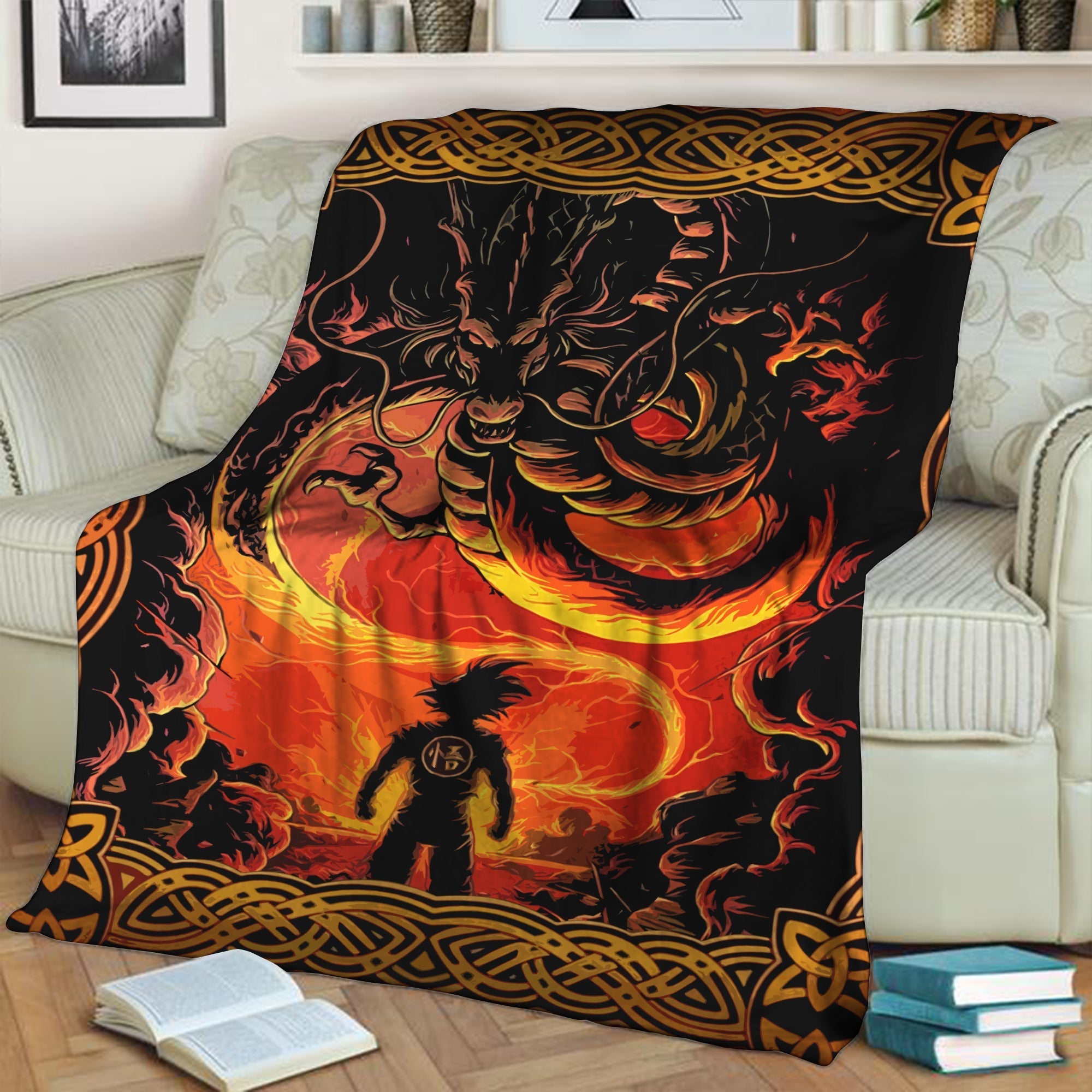 Dragon Ball Goku 3D Throw Blanket 130cm x 150cm  